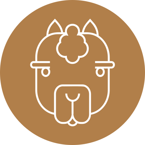 alpaca Generic color fill icono