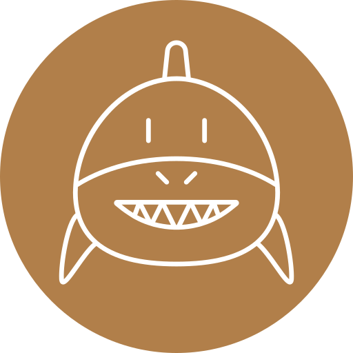 Shark Generic color fill icon