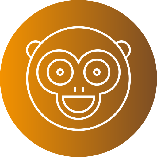 małpa Generic gradient fill ikona