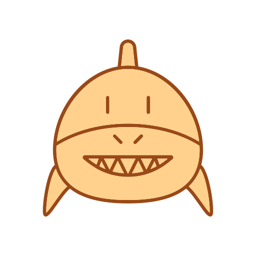 tiburón Generic color lineal-color icono