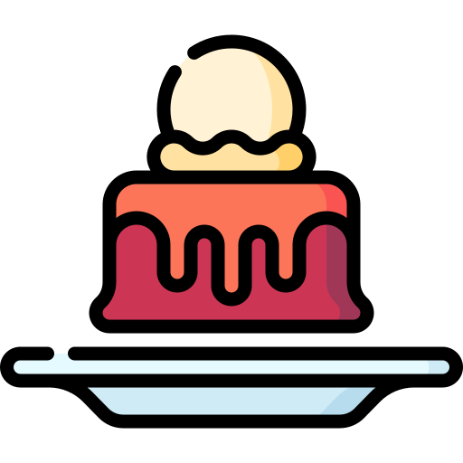 Sticky toffee pudding Special Lineal color icon