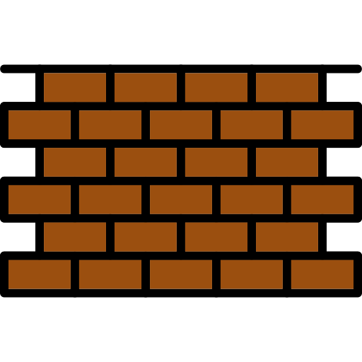 Brickwall Generic color lineal-color icon