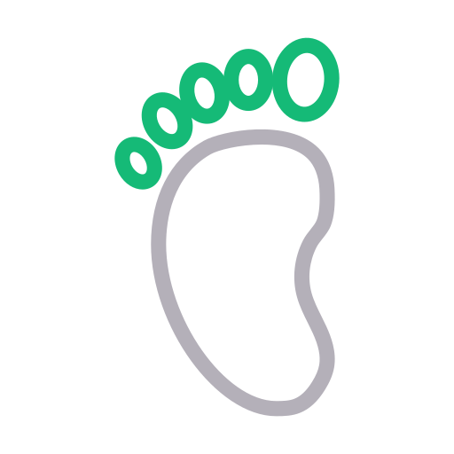 Footprint Generic outline icon