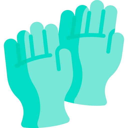 Перчатки Kawaii Flat иконка
