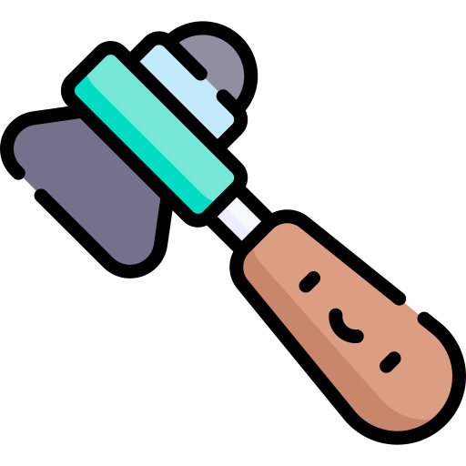 Reflex hammer Kawaii Lineal color icon