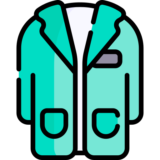 Doctor coat Kawaii Lineal color icon