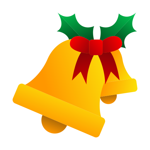 Рождественский колокольчик Generic gradient fill иконка