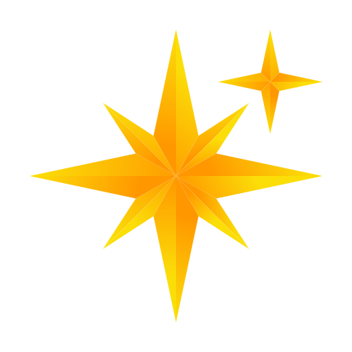 estrella de navidad Generic gradient fill icono