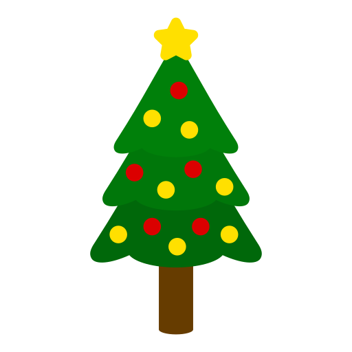 Christmas tree Generic color fill icon