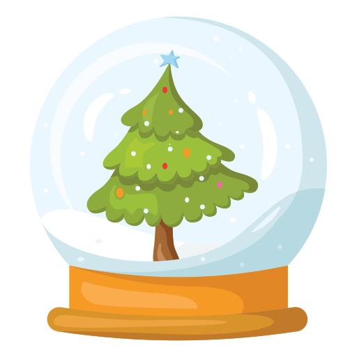 globo de nieve Generic Sticker Color Fill icono