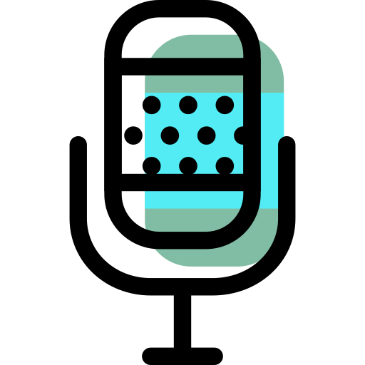 Microphone Generic Color Omission icon