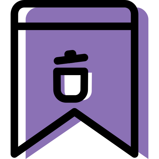 Bookmark Generic Color Omission icon