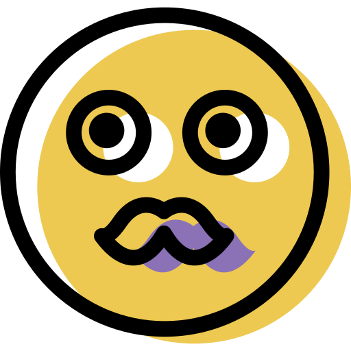 Moustache Generic Color Omission icon