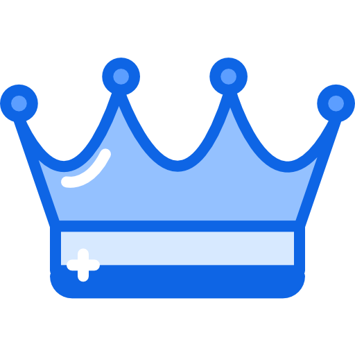 kroon Darius Dan Blue icoon
