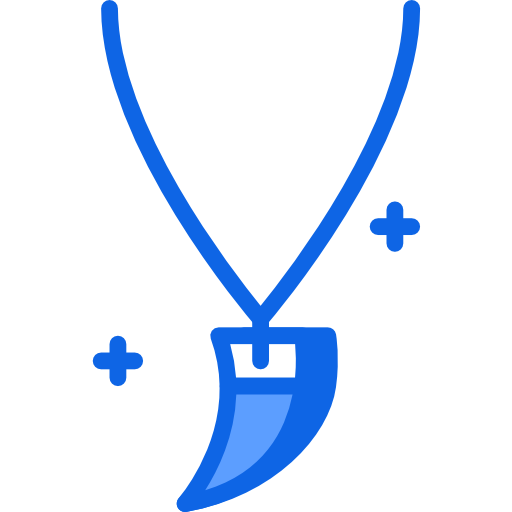 Necklace Darius Dan Blue icon