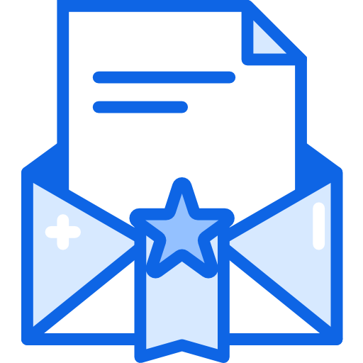 envelop Darius Dan Blue icoon