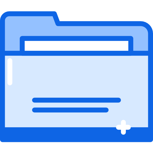 Folder Darius Dan Blue icon