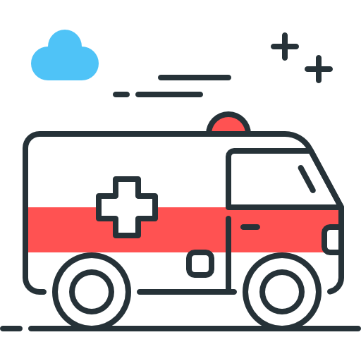 ambulance Flaticons.com Flat icoon
