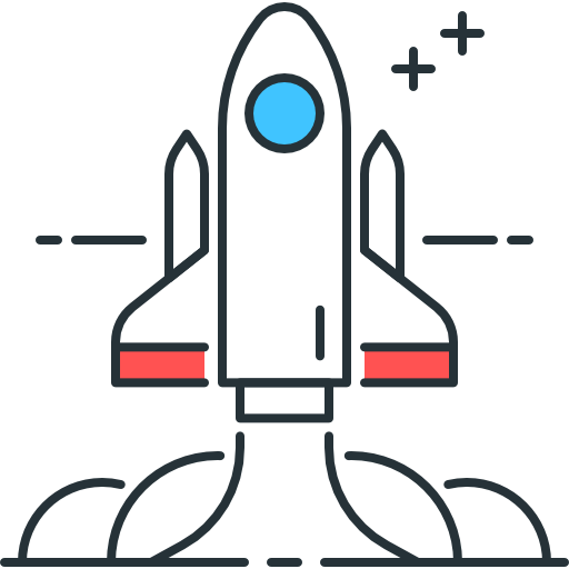 cohete Flaticons.com Flat icono