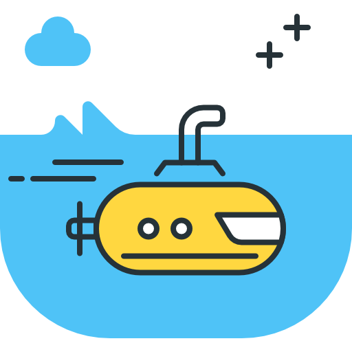 submarino Flaticons.com Flat icono