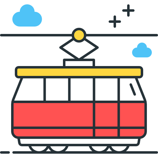 tramwajowy Flaticons.com Flat ikona