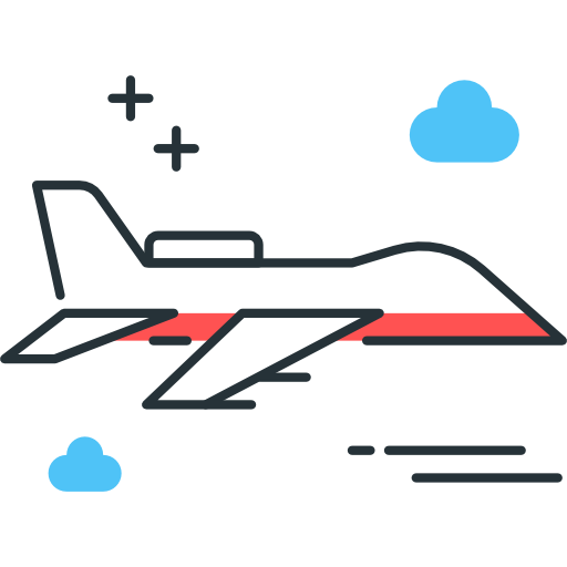 avión Flaticons.com Flat icono