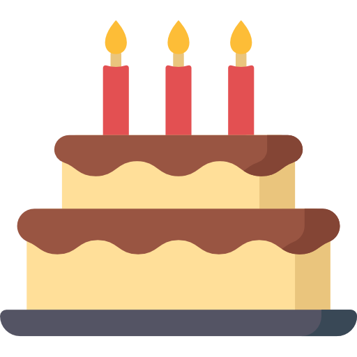 Birthday cake Special Flat icon