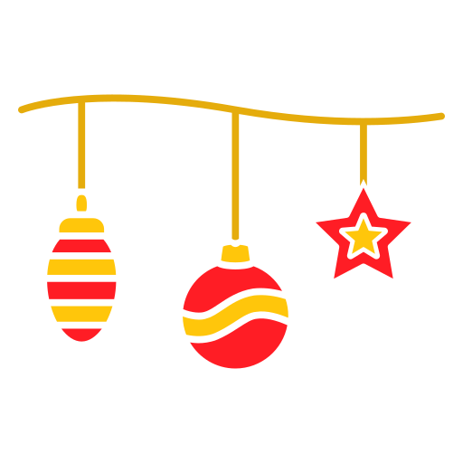 decoración navideña Generic color fill icono