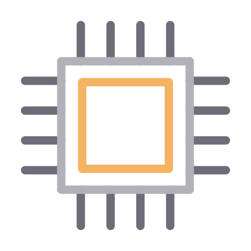 processore Generic outline icona