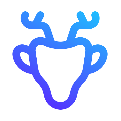 ciervo Generic gradient outline icono