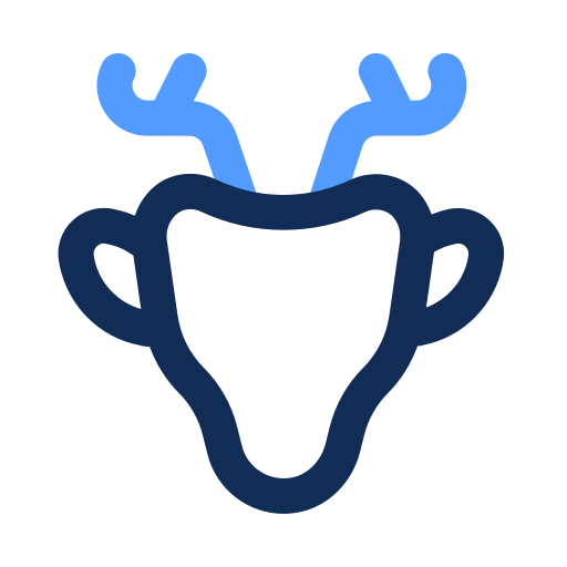 鹿 Generic color outline icon