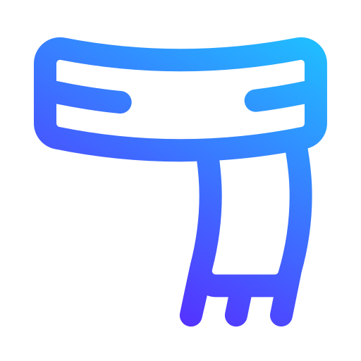 Scarf Generic gradient outline icon