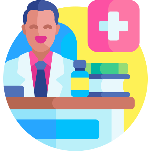 Doctors office Detailed Flat Circular Flat icon