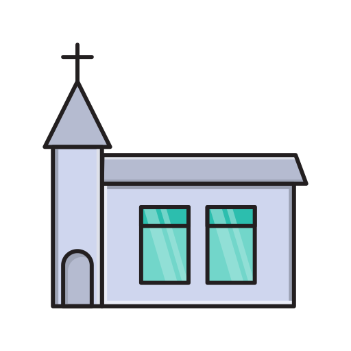 교회 Generic color lineal-color icon