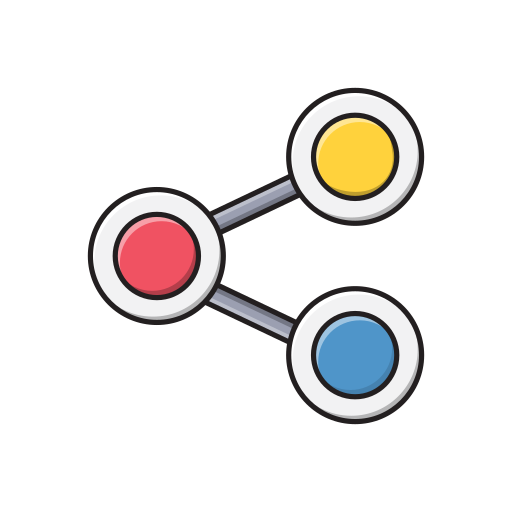 połączenie Generic color lineal-color ikona