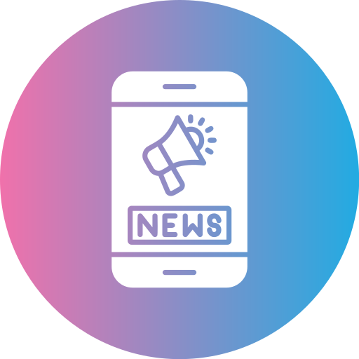 News feed Generic gradient fill icon
