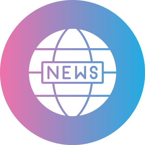 세계 뉴스 Generic gradient fill icon