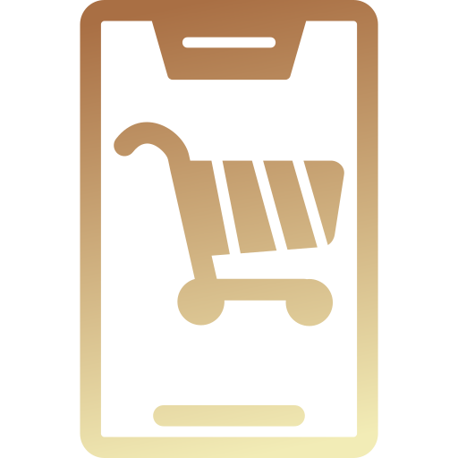 Online shopping Generic gradient fill icon