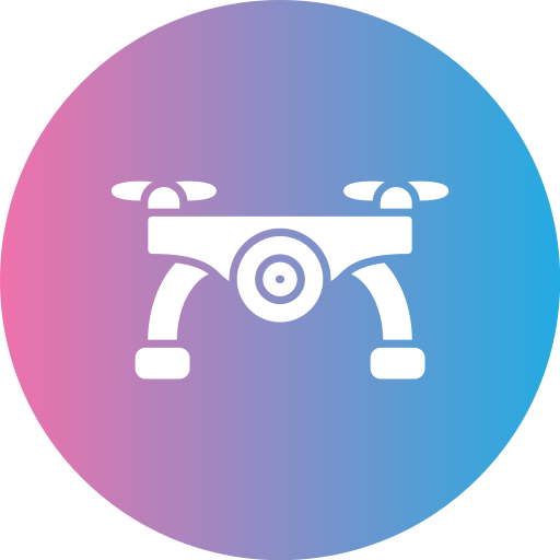 telecamera per droni Generic gradient fill icona