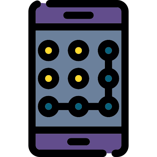 patrón de bloqueo Generic color lineal-color icono