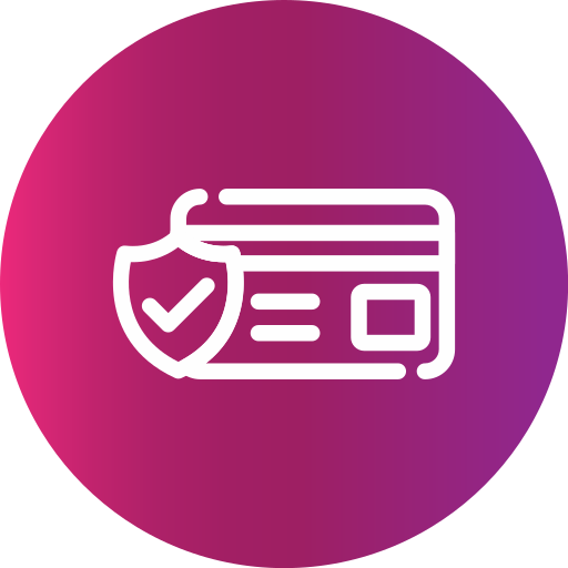 Payment security Generic gradient fill icon