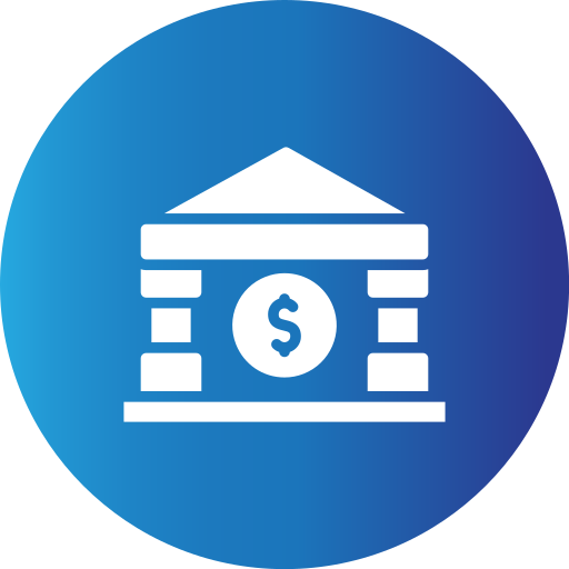 Bank Generic gradient fill icon