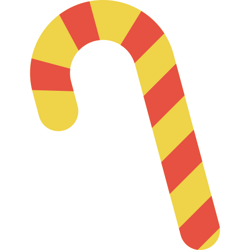 Candy cane Generic color fill icon