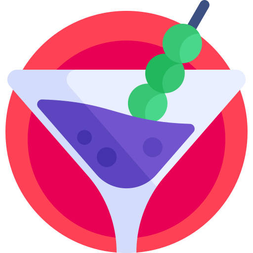 Martini Detailed Flat Circular Flat icon