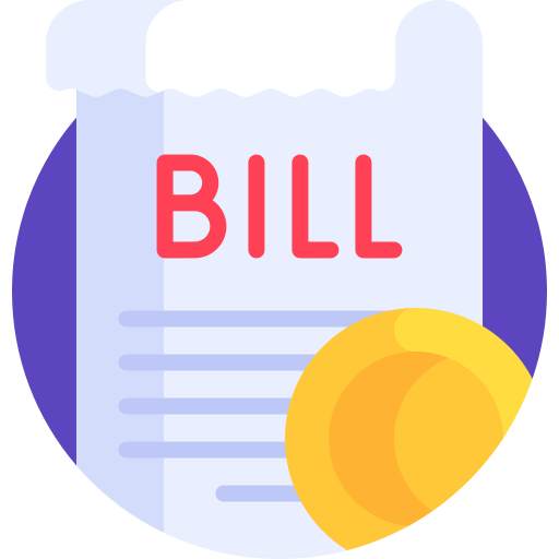 Bill Detailed Flat Circular Flat icon