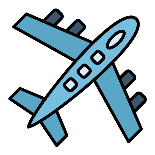 avión Generic color lineal-color icono