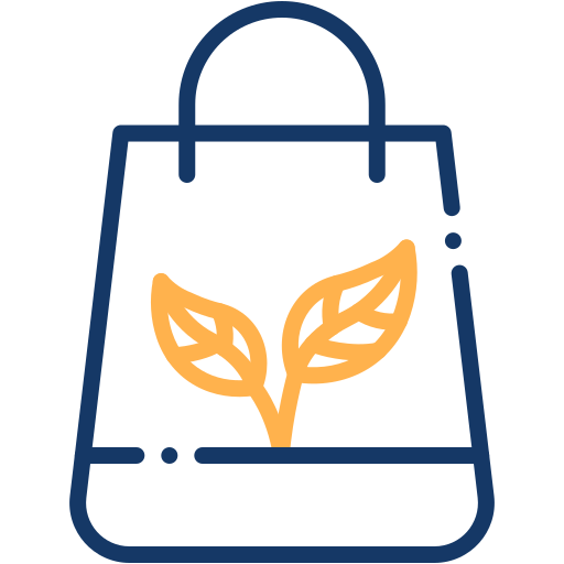 Organic bag Generic color outline icon