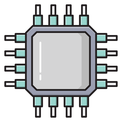 cpu Generic color lineal-color icoon