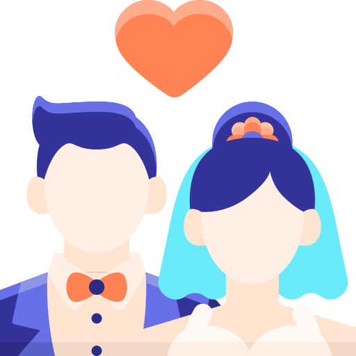 Marriage Flaticons.com Lineal Color icon