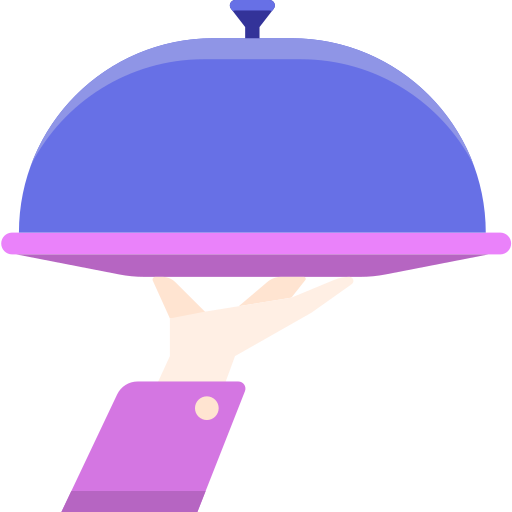 Dish Flaticons.com Lineal Color icon